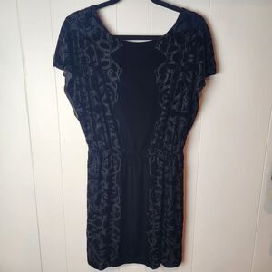 White House Black Market Velvet‎ Party Cocktail Black Dress